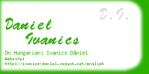 daniel ivanics business card